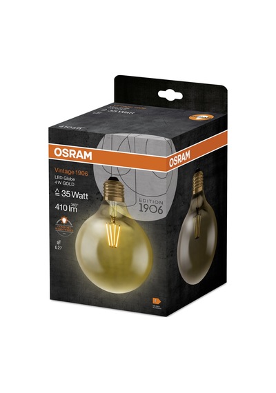 Osram Led Globe Flament 4w Gold