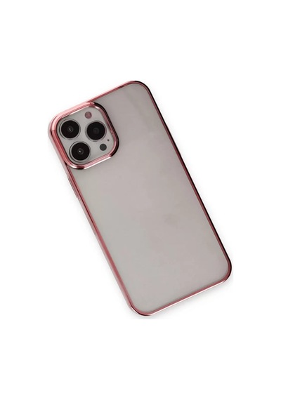 Newface Apple iPhone Uyumlu  13 Pro Max Kılıf Element Silikon - Pembe