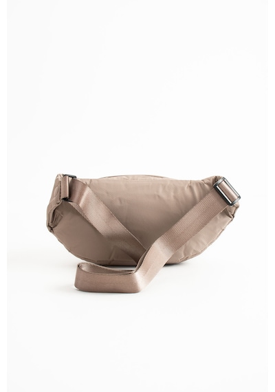 Özer-6036 Sanmorris Unisex Paraşüt Kumaş Koyu Gri Suya Dayanıklı 3 Bölmeli Bej - Kum