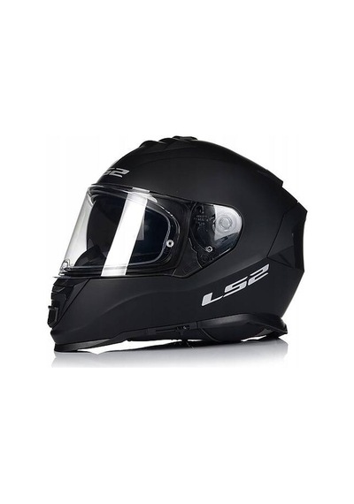 Ls2 Storm 2 Mat Siyah Kapalı Motosiklet Kaskı Mat Siyah