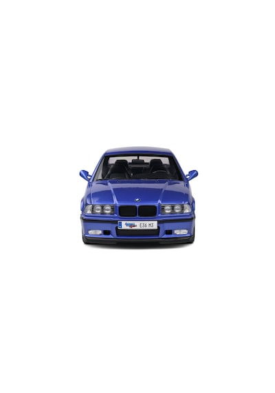 1:18 Ölçek Solido 1996 Bmw E36 M3 Coupe Estoril Blue Solıdo Works Diecast Metal Minyatür Model Araba 25cm