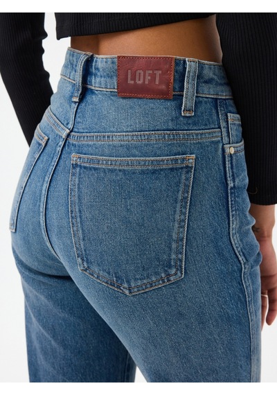 Slim Straight Slim Fit Kadın Pantolon Denim