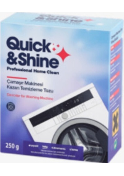 Quick&Shine 2 Li Quick & Shine Çamaşır Makinesi Kazan Kireç Temizleme Tozu