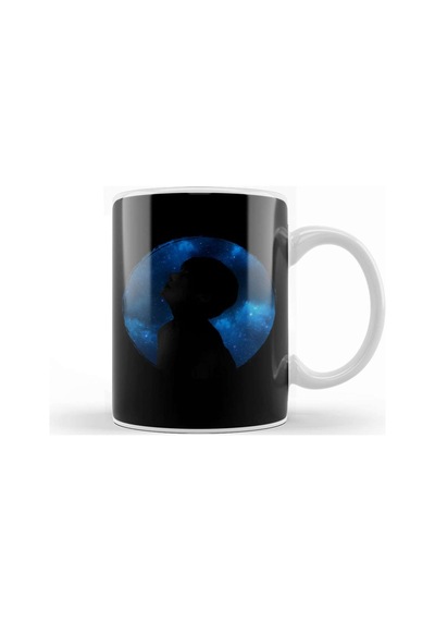 Bts V Tae Silhouette Blue Galaxy Circle Brush Army Kpop Kupa Bardak Porselen Karışık