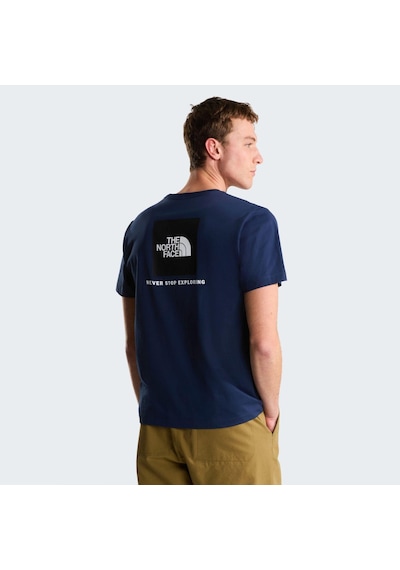 The North Face M Evolutıon Box Nse Regular Short Sleeve Erkek Tişört Nf0a8b6k8k21 Lacivert