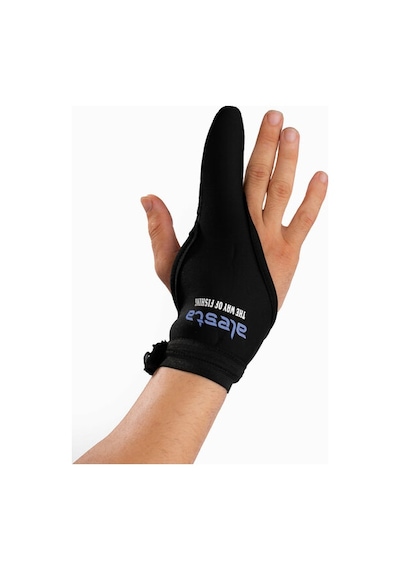 Alesta Neoprene Tek Parmak Olta Atış Eldiveni Siyah