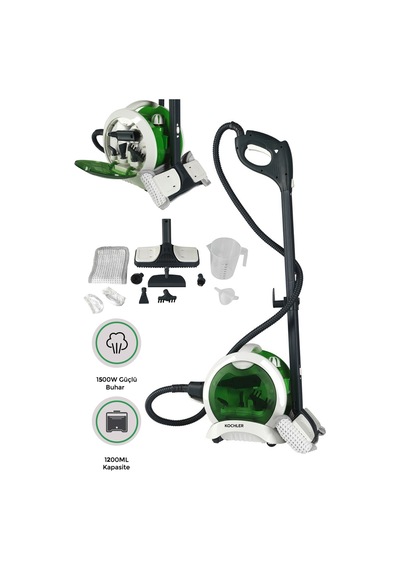 Çok Amaçlı Buharlı Temizlik Makinesi 1.2l Tanklı 1500w Zemin, Cam, Mutfak Ve Banyo İçin