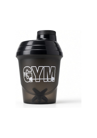 Gym Shaker 400 Ml Ölçekli Sızdırmaz Kapaklı Protein Shaker Siyah