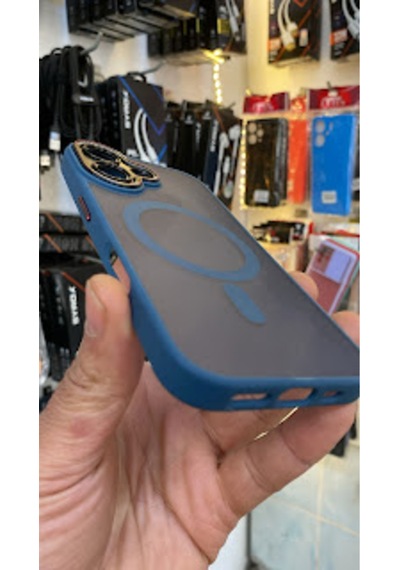 Apple iPhone Uyumlu  16 Kamera Korumalı Mat Magsafe Wireless Şarj Destekli Renkli 45662