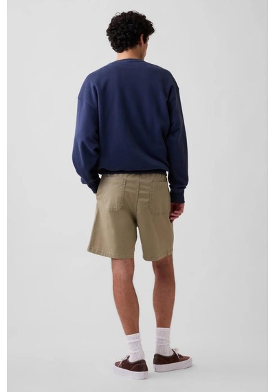 Gap Erkek 7" Essential Pull-on Khaki Şort-14324 Haki