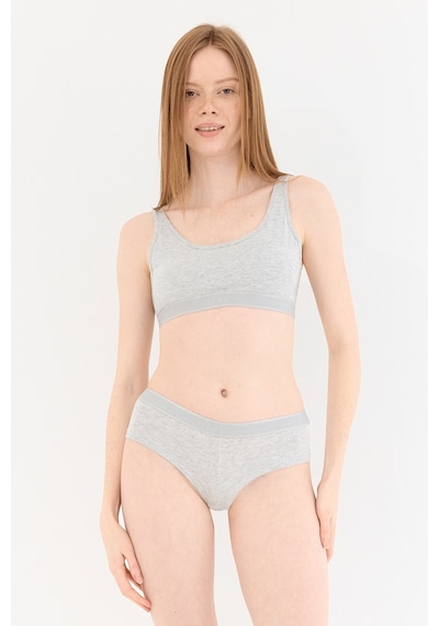 Naphor Touch Gri Boyshort Külot