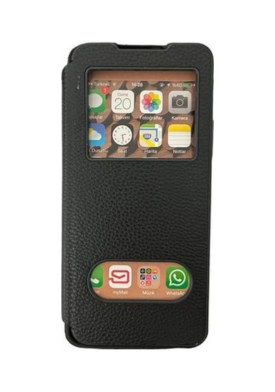 Jopus Psmart 2021 İle Uyumlu Premium Kapaklı Kılıf Siyah