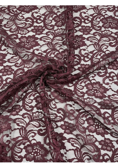 Kardone Dantel Kumaş Bordo