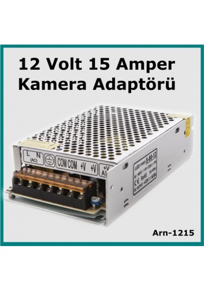 Güvenlik Kamerası Adaptörü 12 Volt 15 Amper