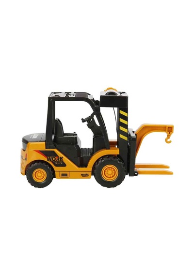 Maxx Wheels Sürtmeli Forklift Oyuncak Şantiye Araç Seti