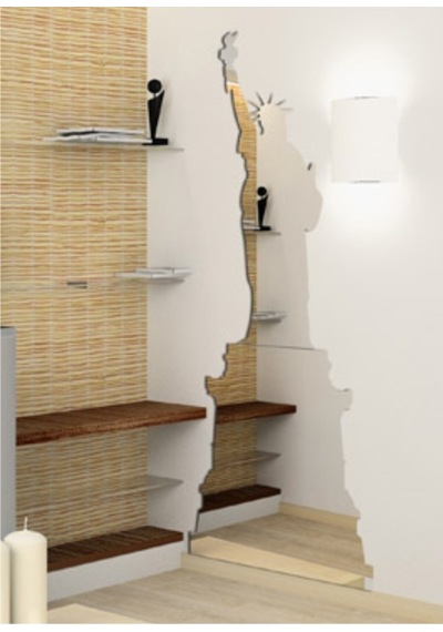 M3 Decorium Özgürlük Heykeli Dekoratif Ayna