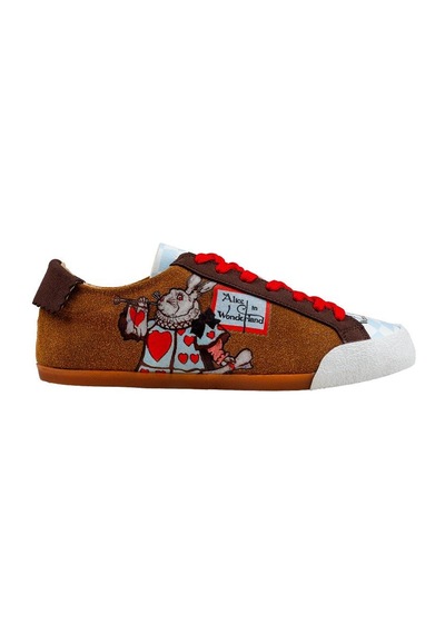 Kadın Vegan Deri Çok Renkli Sneakers - Alice İn Nowhere Tasarım