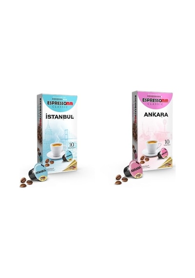 Espressomm® Classic Karışık Istanbl&Ankara Kapsül Kahve 10 Adet