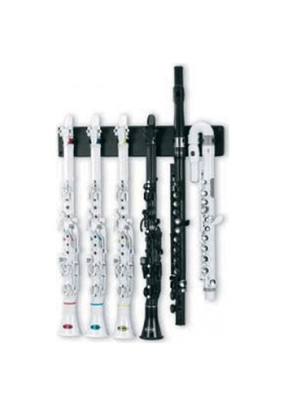 Nuvo Nv-s260wh06 Duvar Tipi 6'lı Askı Seti Çoklu Enstrüman Depolama Okullar İçin İdeal