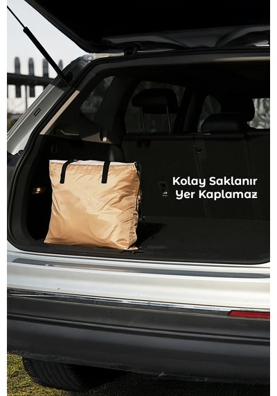 Robo Kendi Kendine Şişen Otomatik Çift Kişilik Yatak Bej