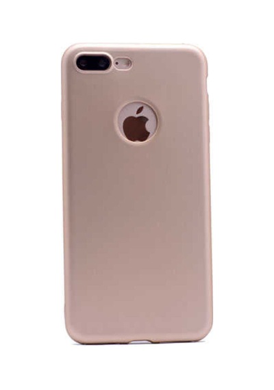 Apple Uyumlu iPhone 7 Plus Kılıf Zore Premier Silikon Kapak Gold