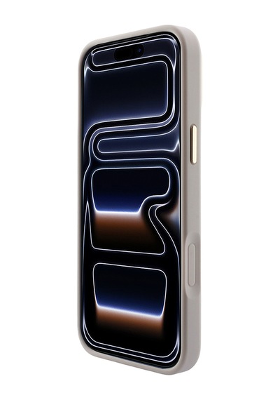 Apple iPhone Uyumlu 18 Pro Max Kılıf Guess Lisanslı M-safe  C-magnet 4g Desenli Yazı Logolu Kapak Pembe