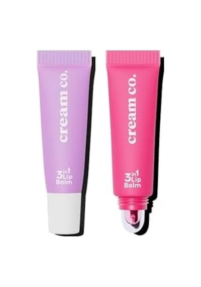 Cream Co. Nemlendirici Parlatıcı 3in1 Lip Balm, Dudak Bakım, Bubblegum Pembe, Hyaluronik Asit Seramid