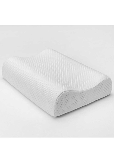 Ortopedik Yastık Visko 60x40cm Boyun Fıtığı Boyun Düzleşmesi Boyun Agrısı Desteklı Visko Ortopedik Beyaz