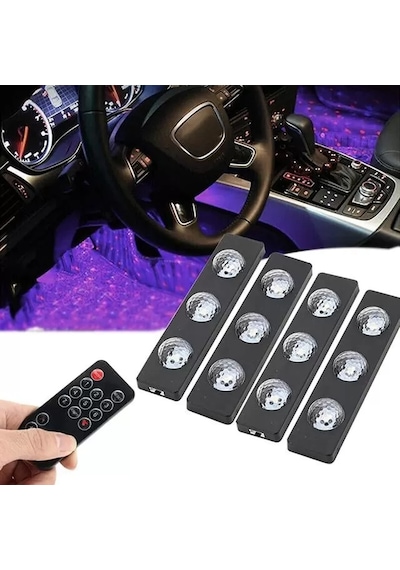 Sunup Araç İçi 7 Renk Led Işık Resimdeki Gibi
