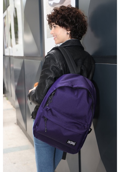 Jacbag Classic-Tek Bölmeli Okul Çantası Classic Jac-Mor Çok Renkli