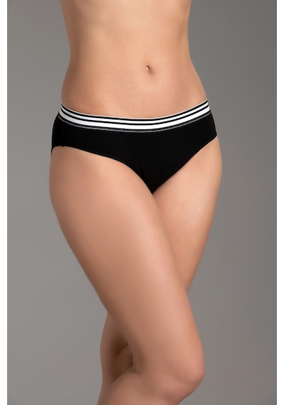 Newbra Kadın Penye Slip Külot - Siyah