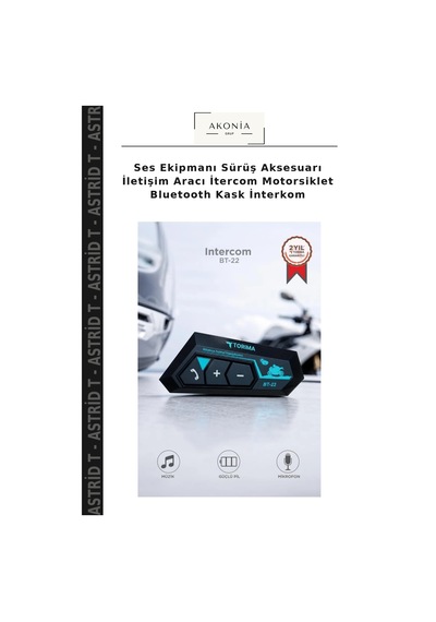 Ses Ekipmanı Sürüş Aksesuarı İletişim Aracı İtercom Motorsiklet Bluetooth Kask İnterkom