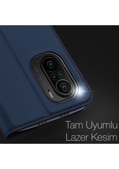 Dux Ducis Xiaomi Mi 11I Poco F3 Redmi K40 Pro Kilif Kapakli Flip 130831033 - Renk / Siyah