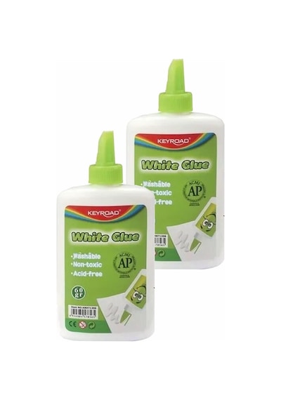 Beyaz Tutkal 60 Gr 2 Adet Keyroad Beyaz Mobilya Tutkalı 60 Gr Ahşap Tutkalı Su Bazlı Çok Amaçlı Beyaz Tutkal