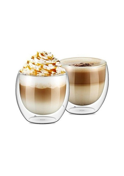 Netavantaj Çift Camlı Espresso Shot Bardak Seti 4 Adet 80ml