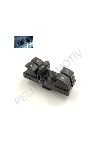 Touareg 2006-2010 Sol Dörtlü Cam Açma Düğmesi 7l6959857e