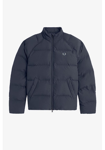 Fred Perry J1301 Collared Insulated Erkek Mont Mavi