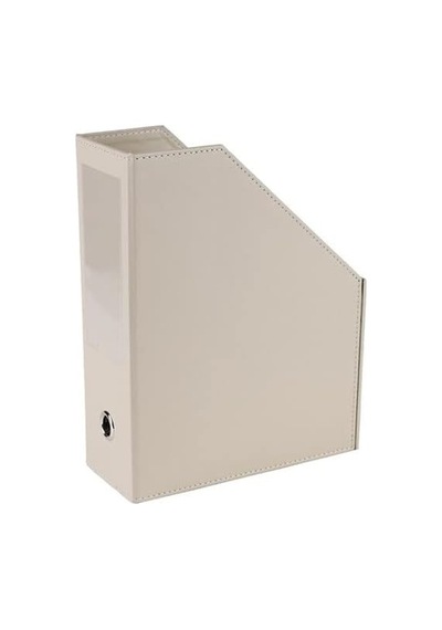 Magazinlik Suni Deri Masa Üstü Evrak/dosya Düzenleyici 23 30 9 Cm. Bej