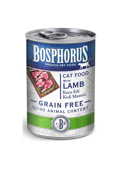 Bosphorus Kuzu Etli Kedi Konserve Maması 48 X 415 Gr Parça Etli