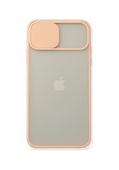 Apple iPhone  Uyumlu,  11 Pro Max Kılıf Palm Buzlu Kamera Sürgülü Silikon - Pembe