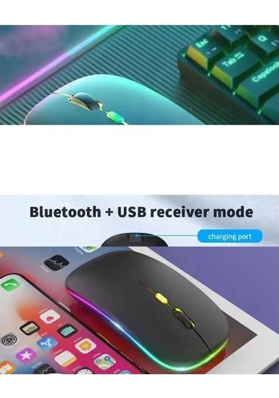 Raynox Rx-m208 Kablosuz Bluetooth Ve Usb Mouse - Siyah 001