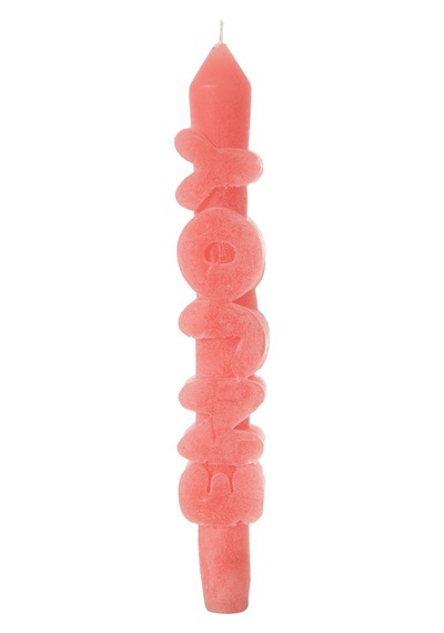 Mudo Home Enjoy Şamdan Mum Kırmızı 20 Cm Diğer