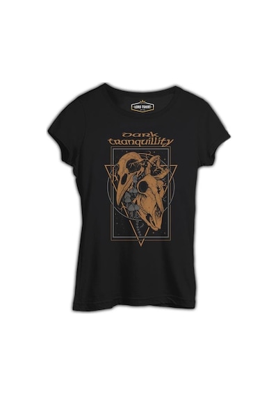 Dark Tranquillity - Skulls Siyah Kadın Tshirt 001