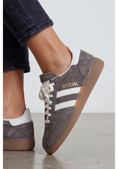 Timeless Classic Füme Beyaz Premium Konfor & Zamansız Stil Günlük Unisex Sneaker Ayakkabı