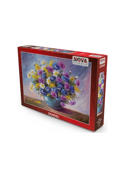 Nova 1000 Parça Renkli Kır Çiçekleri Puzzle - 41019