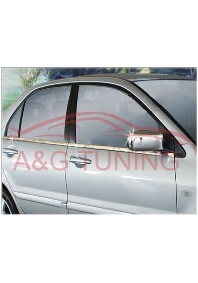 Mitsubishi Lancer Krom Cam Çıtası Tk 2004-2008 Paslanmaz Çelik N11.5498