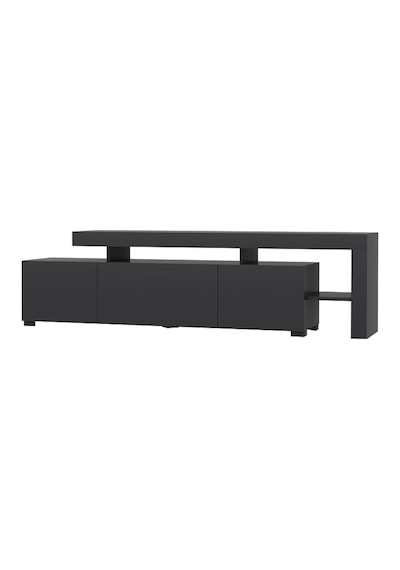 Beliz Modern LED Işıklı 3 Kapaklı, Raflı TV Sehpası – 192 cm, Antrasit Beliz Modern LED Işıklı 3 Kapaklı, Raflı TV Sehpası – 192 cm, Antrasit