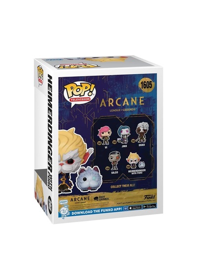 Funko Pop Tv: Efsaneler Arcane Ligi - Poro Ile Heimerdinger