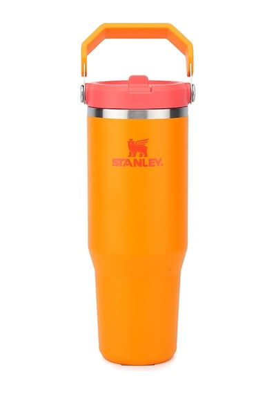 Stanley Iceflow Flip Straw Pipetli Termos 0,89 L Turuncu Turuncu