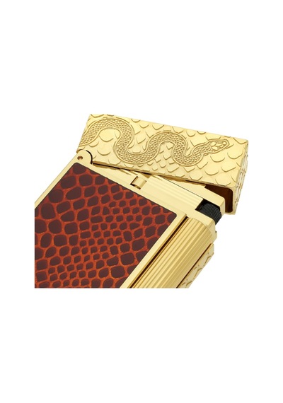 S.t. Dupont Lacquered Ligne 2 Red Puro Çakmağı 16075 - Tr8344
